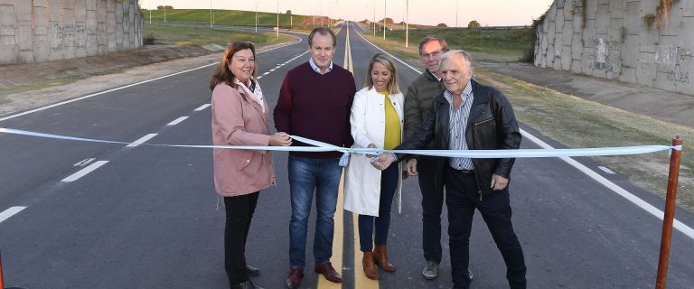 Inauguran la obra de la variante de acceso a Victoria