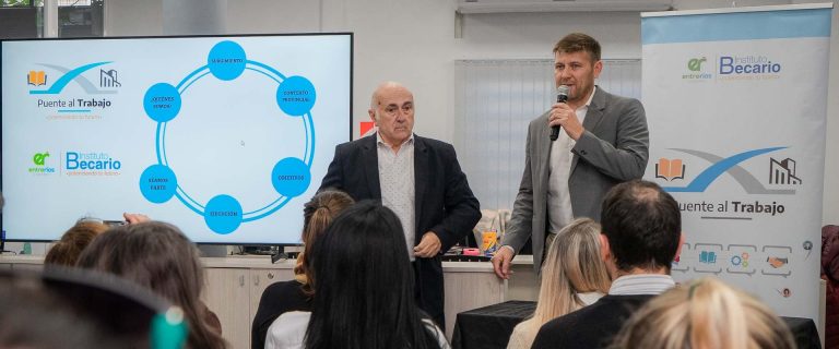 El Becario presentó su programa Puente al Trabajo ante cooperativas y mutuales