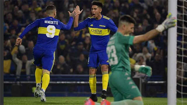 Boca venció 5-3 a Tigre