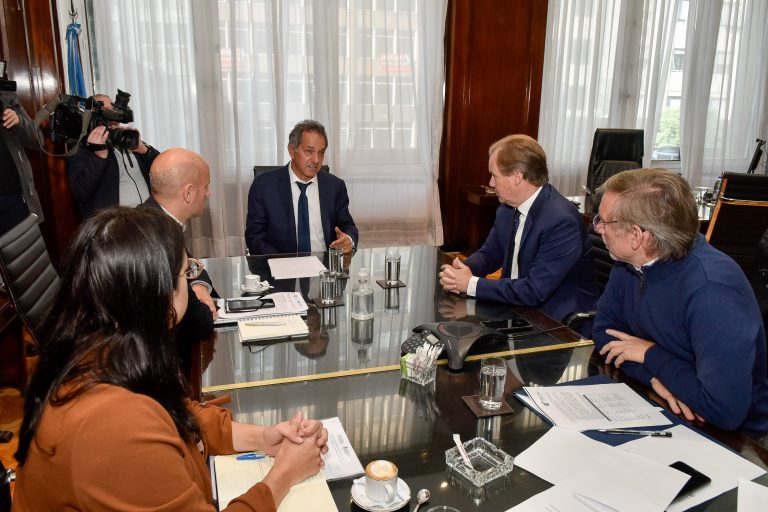 Bordet y Scioli acordaron potenciar la exportación de Entre Ríos a Brasil