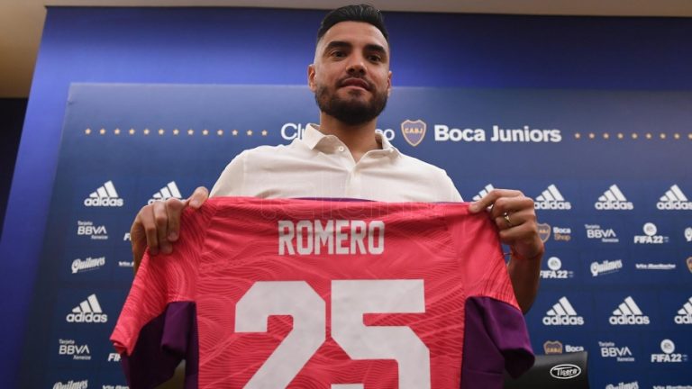 Romero: “Estoy feliz de llegar a Boca, el club más grande de Argentina”
