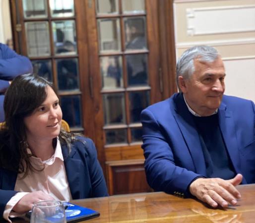 Lucia Varisco fue recibida por Gerardo Morales, presidente del Comité Nacional de la UCR