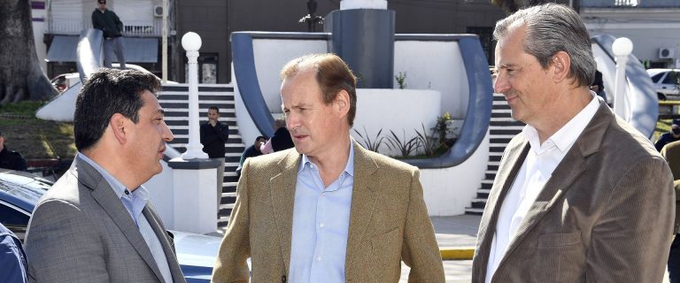 Bordet inauguró la extensión del servicio de trenes hasta la escuela Almafuerte