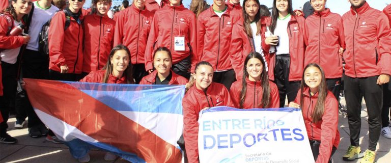 Entre Ríos participó de la inauguración de los Juegos Nacionales Evita 2022