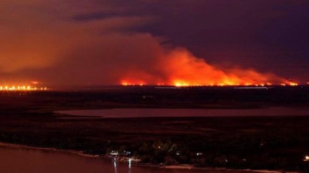 Entre Ríos continúa con tres focos activos de incendios