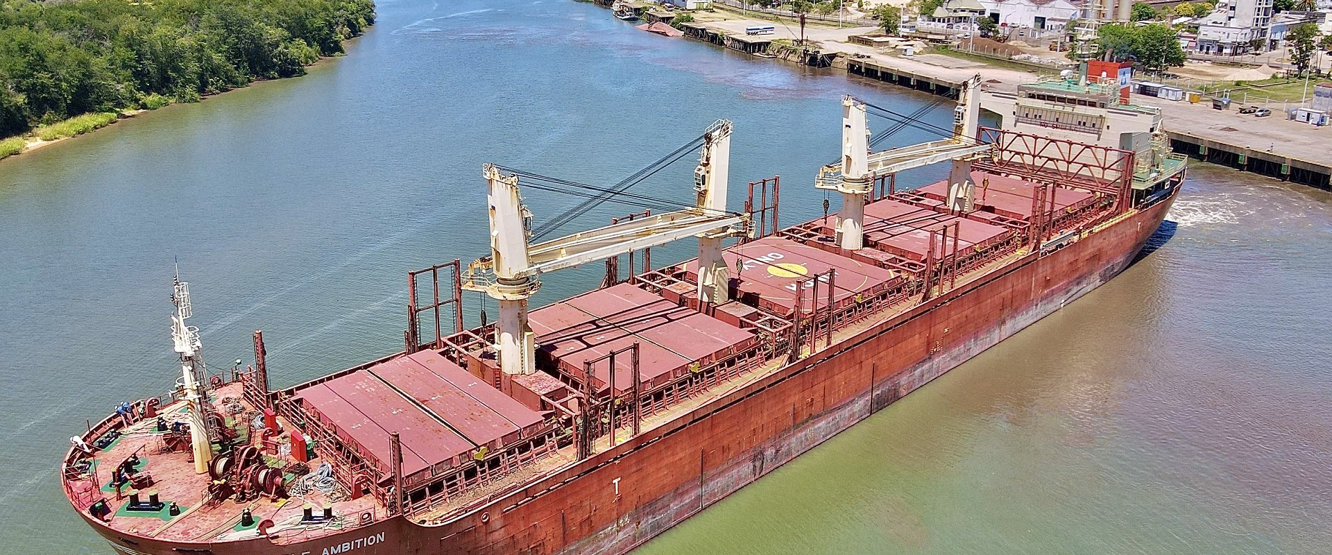 Los puertos entrerrianos ya completaron cuatro buques en 20 días e ingresan otros dos