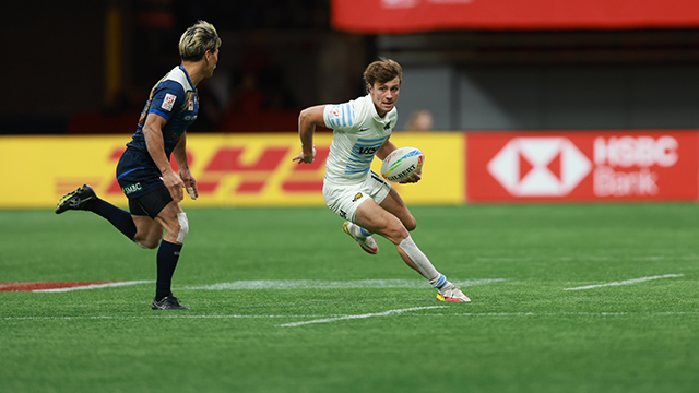 Con el paranaense Rossetto, Los Pumas 7s iniciaron con triunfo en Canadá