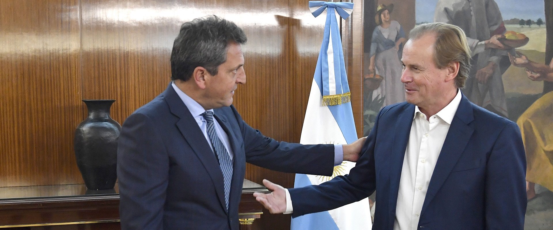 Bordet y Massa acordaron el desembolso de 400 millones de pesos para paliar los efectos de la sequía en la ganadería