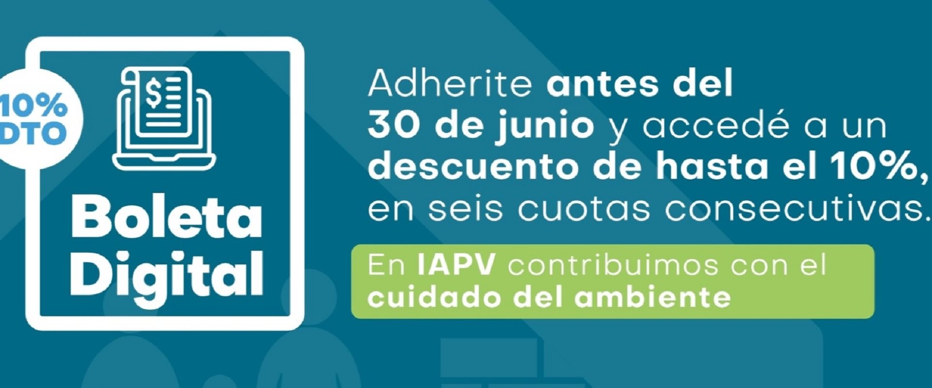 Con beneficios en sus cuotas, adjudicatarios de viviendas del IAPV pueden adherirse a la boleta digital