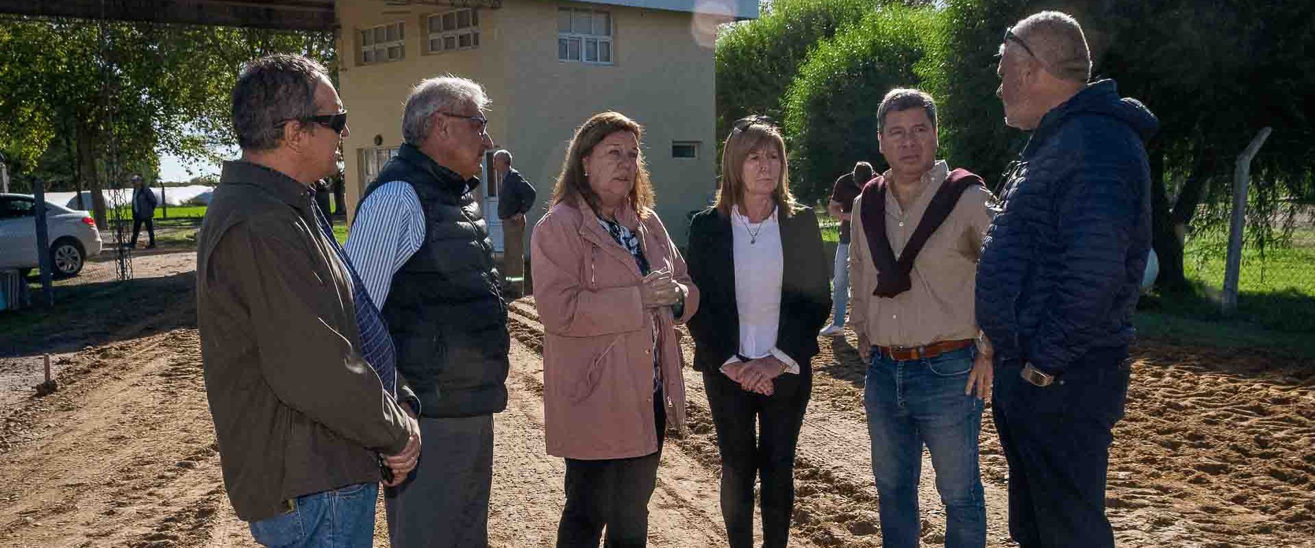 Reacondicionan la playa de estacionamiento de camiones de Tabossi