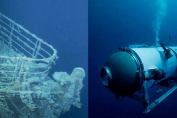 Cuenta regresiva para el rescate de las cinco personas a bordo del submarino desaparecido que bajaba a los restos del ‘Titanic’