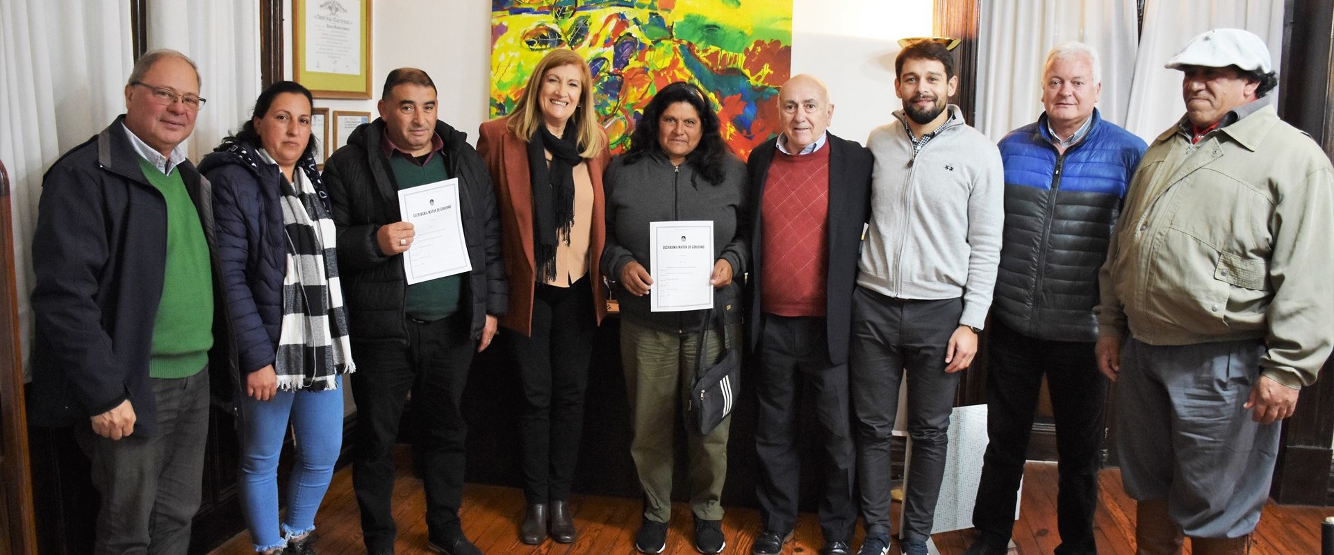 Se completó el proceso de escrituración en la Colonia Productiva Guardamonte
