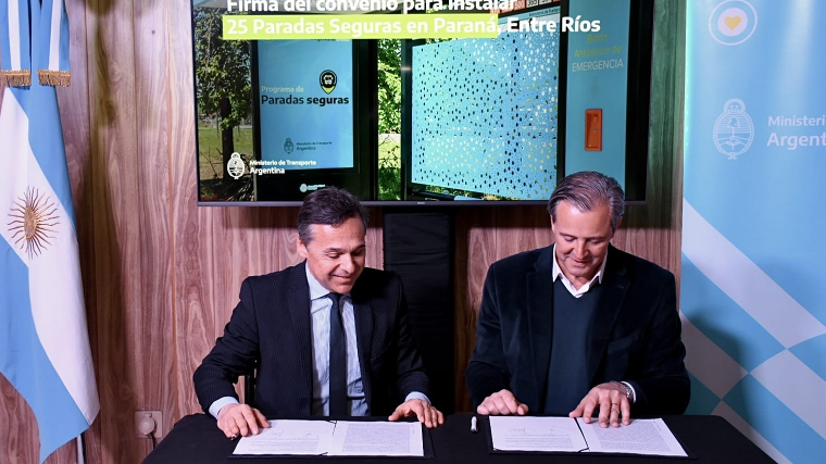 Paraná contará con 25 paradas seguras para el servicio de transporte de los pasajeros