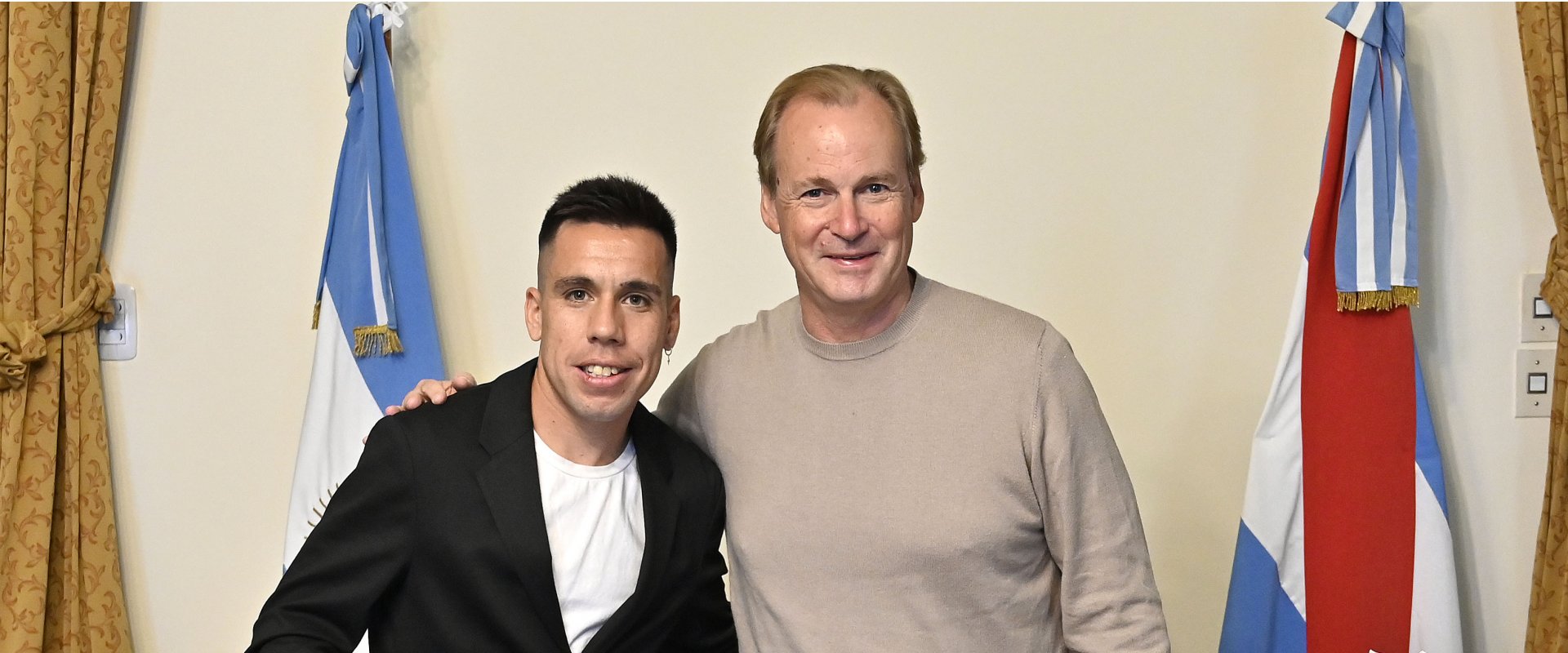 Bordet recibió al destacado atleta Julián Molina