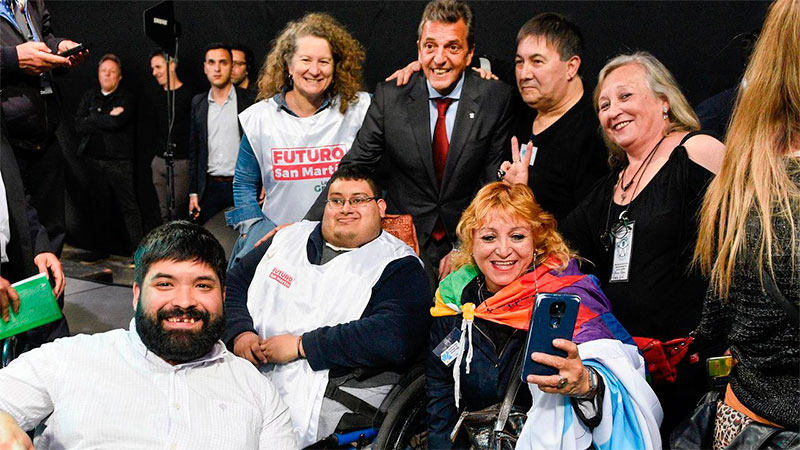 Massa: “Para la oposición las personas con discapacidad son descarte”