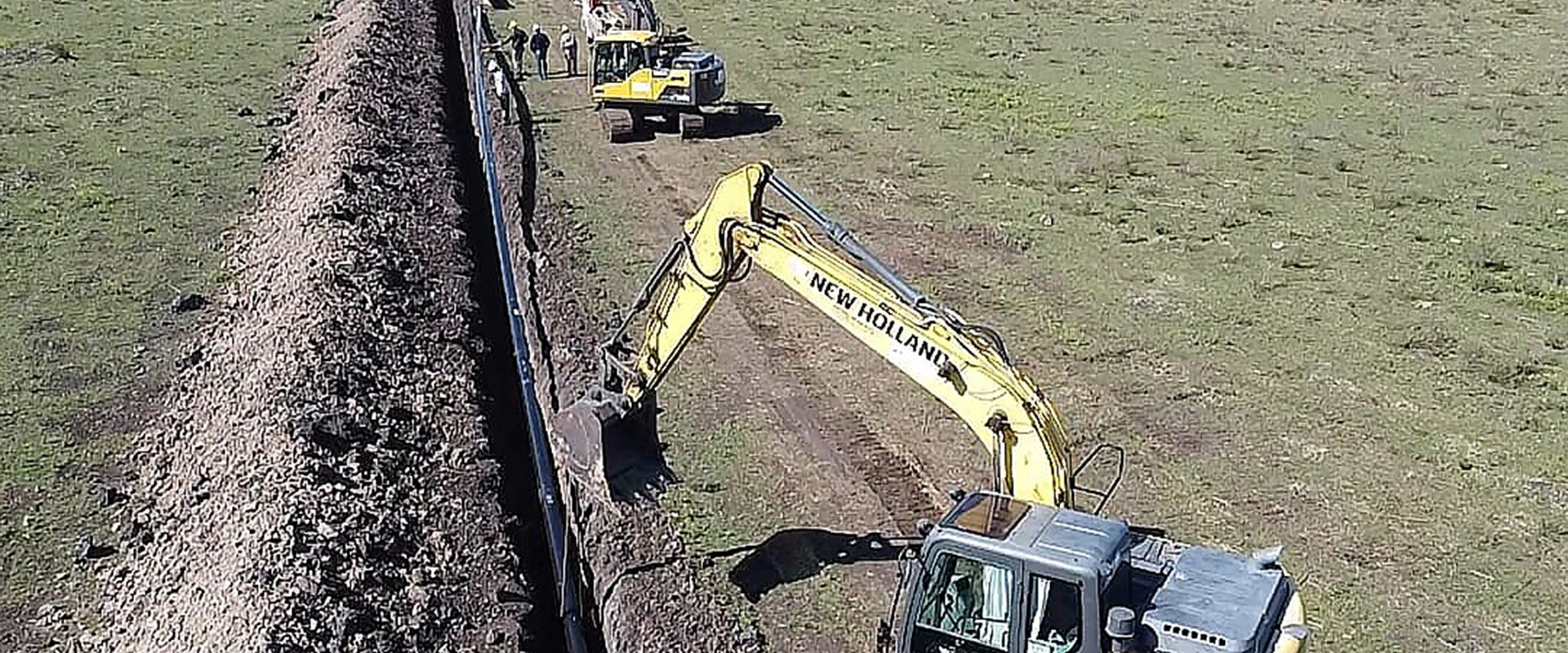 Avanza el gasoducto, la obra emblema de desarrollo gasífero