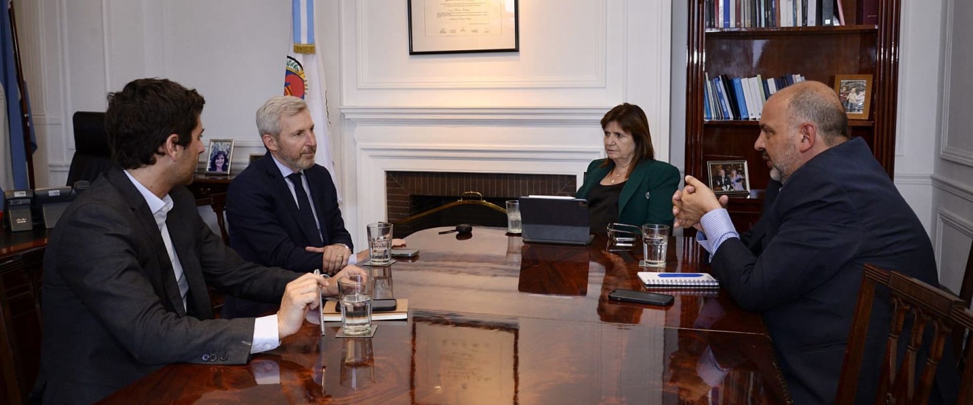 El gobernador coordinó con Nación acciones por la emergencia climática