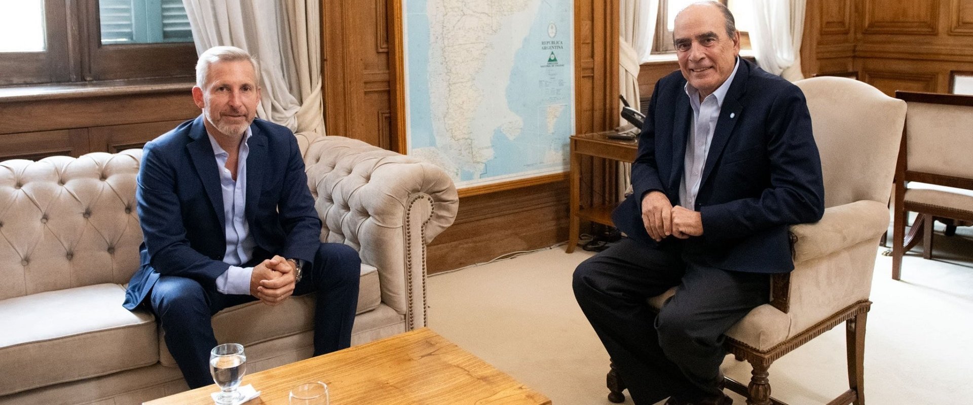 Frigerio planteó en Nación el reclamo de las provincias para destrabar el debate de la Ley Bases