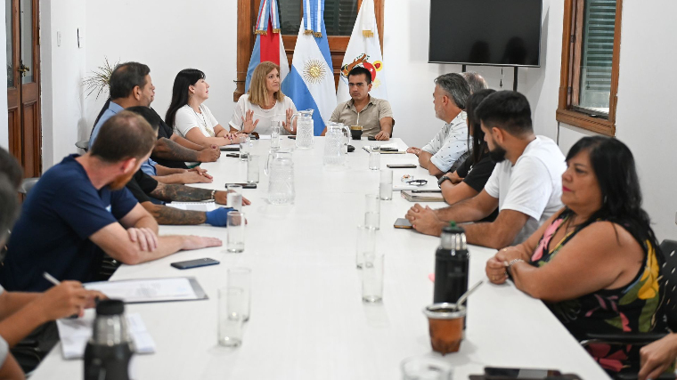 Rosario Romero se reunió con representantes de la Mesa contra el Hambre