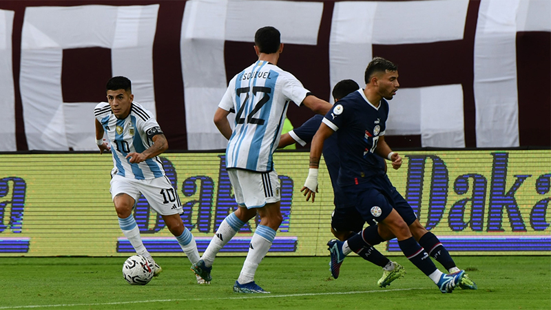 Argentina empató agónicamente ante Paraguay en el Preolímpico Sub 23