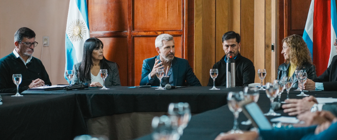 Frigerio encabezó una nueva reunión de gabinete conjunto en Diamante
