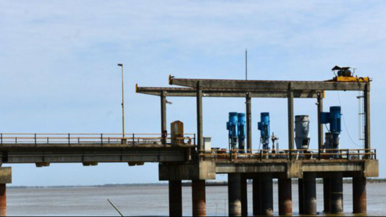 Reemplazarán una bomba de captación de agua en la Toma Nueva