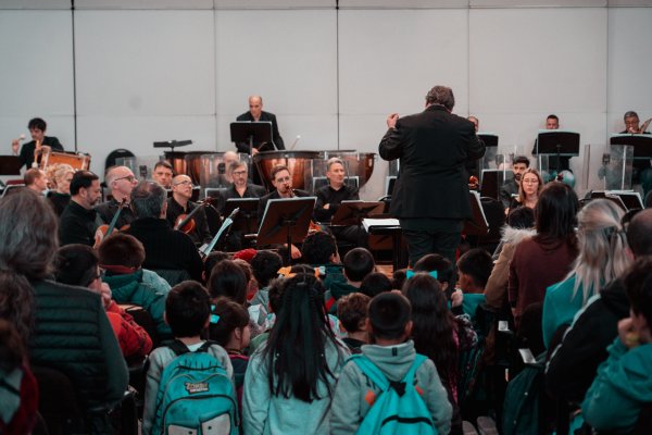 Comenzó el ciclo de conciertos didácticos con unos 300 estudiantes de escuelas de Paraná y Oro Verde