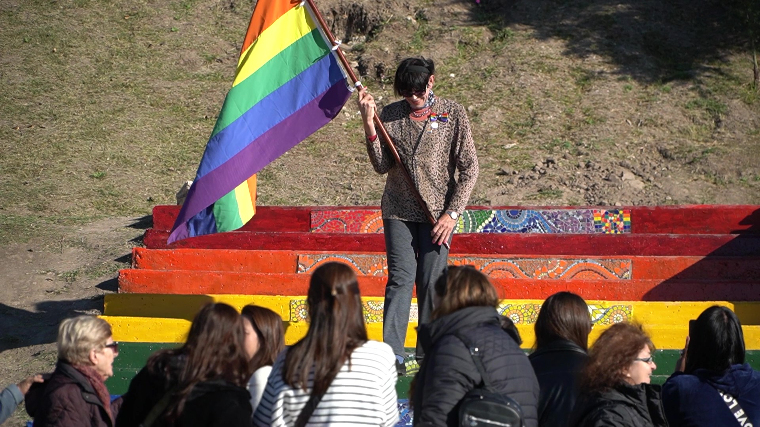 Reinauguraron la puesta en valor del Paseo de la Diversidad con actividades en la Plaza de las Colectividades