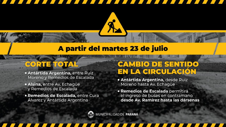 Se realizará la repavimentación de las calles que rodean la Terminal de Ómnibus