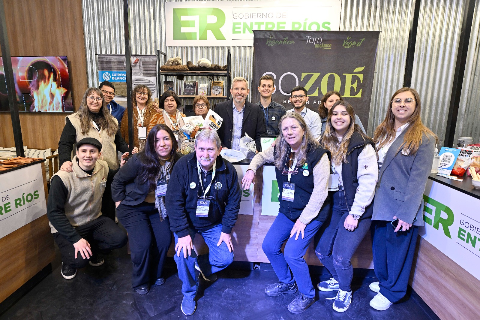 Frigerio visitó la Exposición Rural de Palermo que reúne a 44 empresas entrerrianas