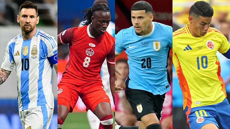 Copa América 2024: así será el cronograma de juego de los partidos finales