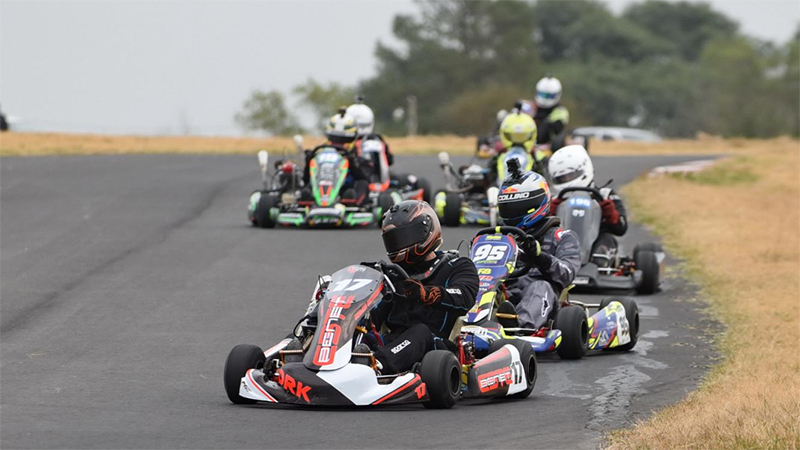 El karting entrerriano tuvo su jornada en el Auto Club La Paz