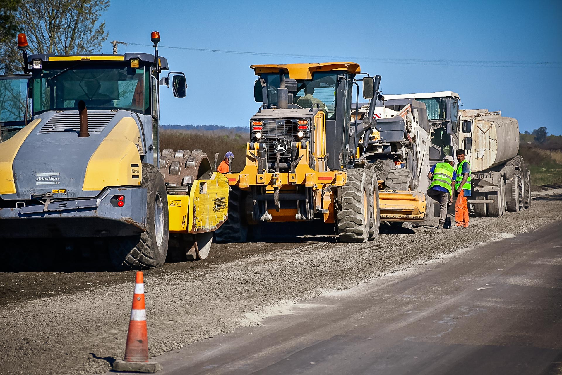 Se reiniciaron las obras de rehabilitación de la ruta provincial Nº 20 en el acceso norte a Gualeguaychú
