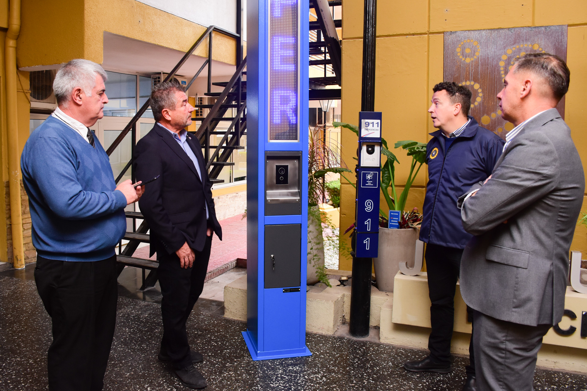 Roncaglia destacó el funcionamiento del prototipo de Seguridad