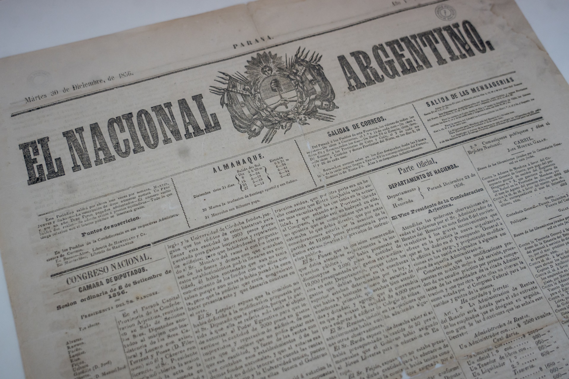 La economía de la Confederación será abordada en una conferencia organizada por el Archivo General de Entre Ríos