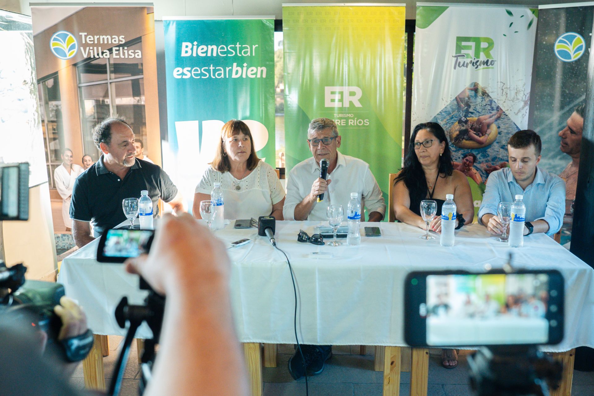 Tras el temporal, el parque termal de Villa Elisa opera con normalidad