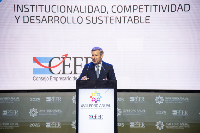 Frigerio ratificó su compromiso de alivio impositivo y protección al sector privado