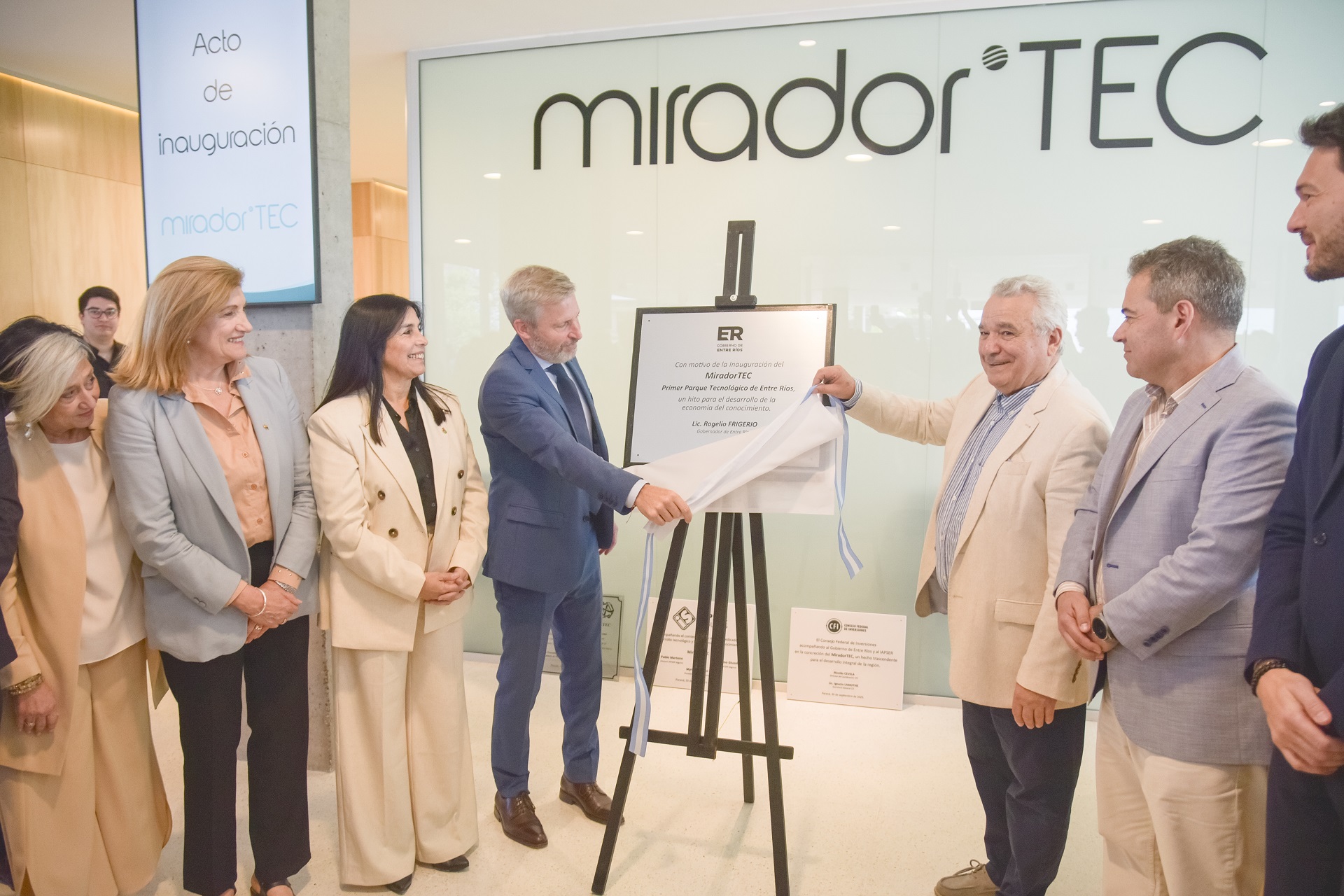 “Es el ingreso de Entre Ríos al siglo XXI”, afirmó Frigerio al inaugurar el Mirador Tec
