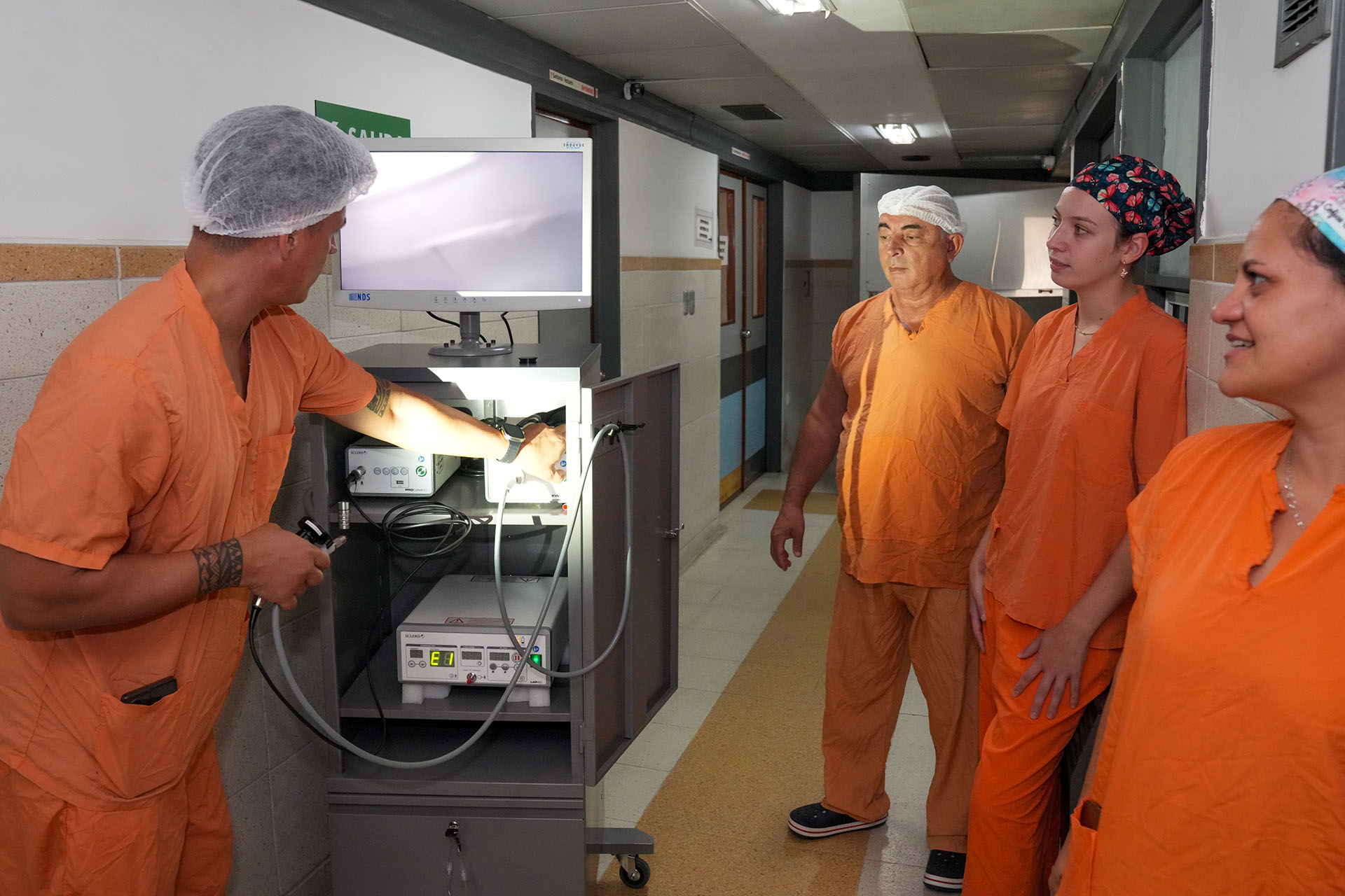 Salud invirtió en una torre de laparoscopía para el hospital San Roque