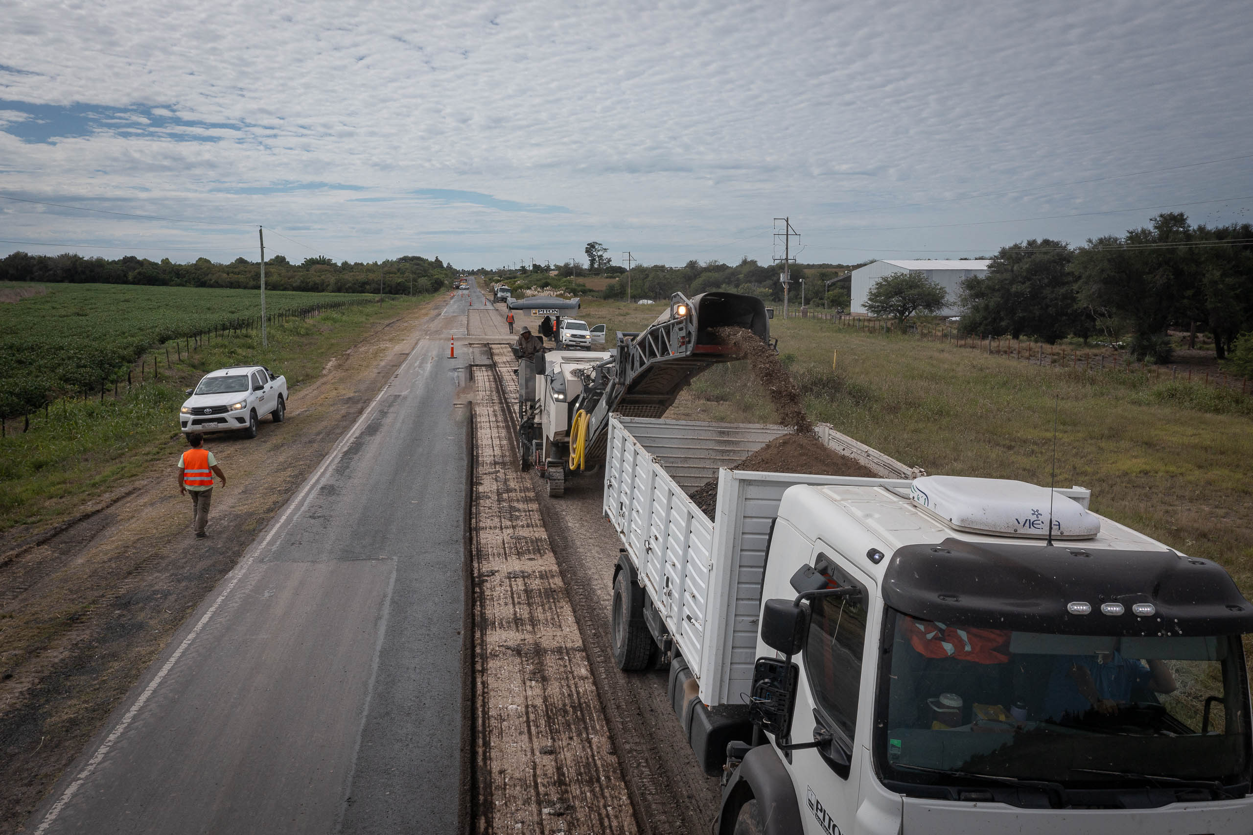 Se ejecutan tareas complementarias a la obra de la ruta provincial A 03