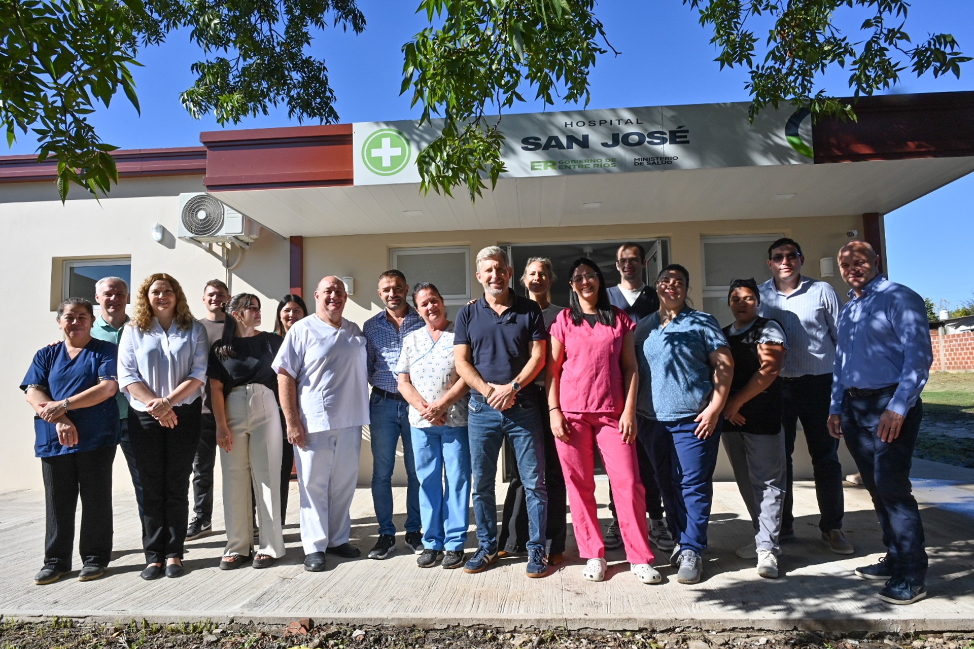 Frigerio inauguró la ampliación del Hospital San José